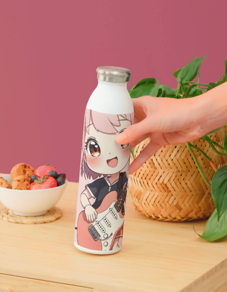 LIRIX AI Singer Chibi Milk Bottle Beyond the Shadows Collection Cyberpunk Merch